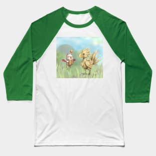 Chocobo Moogle Baseball T-Shirt